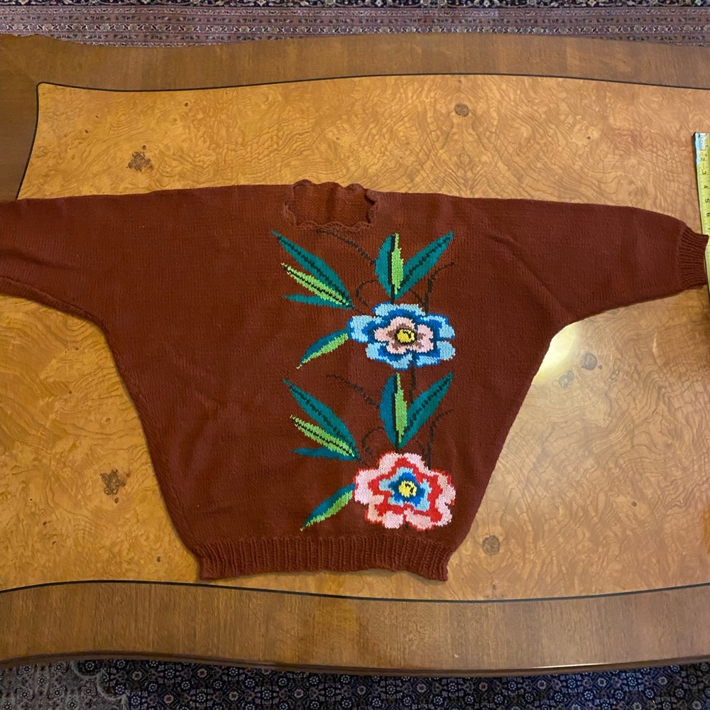 Vintage hand made knitted sweater